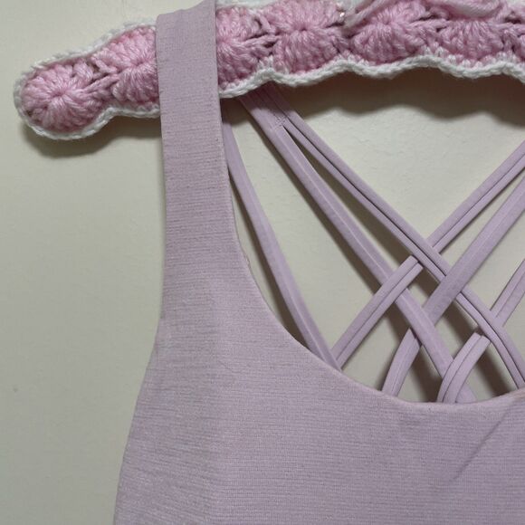 Lululemon Women's Free To Be Wild Strappy Activewear Tank Top Bra Athletic Sz 8 - Picture 2 of 7